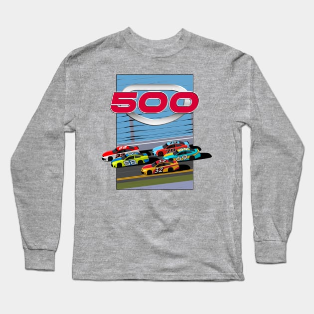 NASCAR racing. Racing & Sim Racing - Motorsport Collection. Long Sleeve T-Shirt by rimau